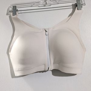 Front zip Cream Lululemon Bra